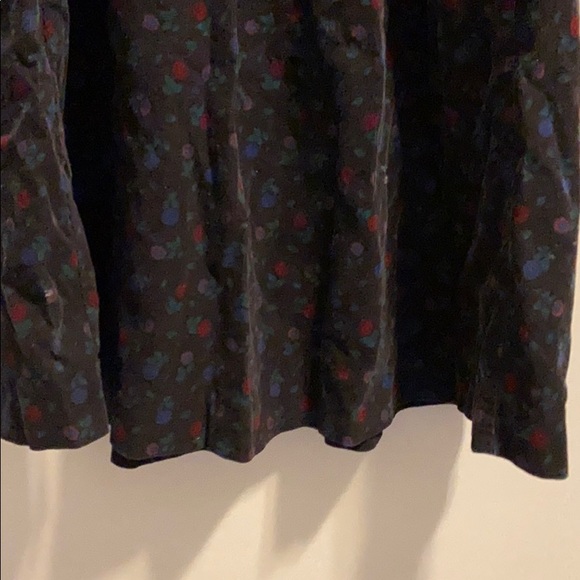 Laura Ashley Floral Corduroy Midi Dress, Size 4 - Picture 4 of 15